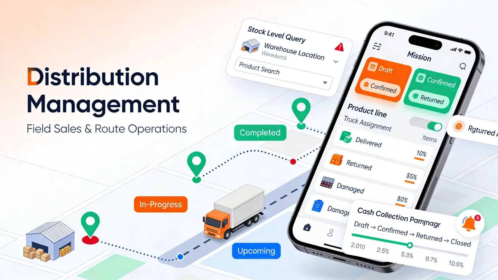 Distribution Mobile Application screenshot